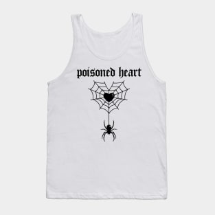 Poisoned heart into web Tank Top